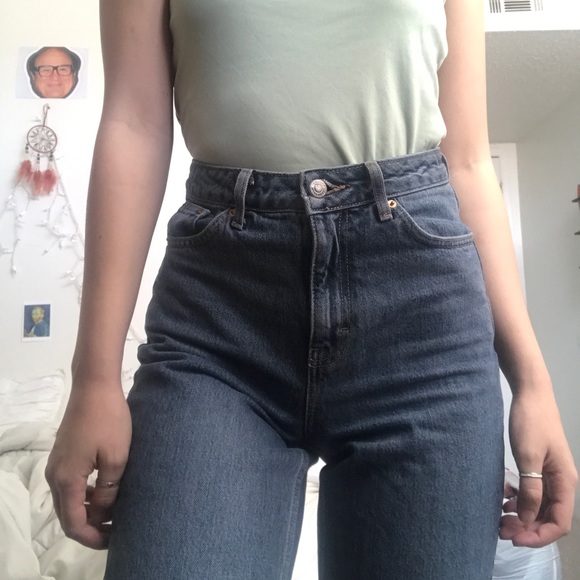 Custom painted Topshop mom jeans - Picture 4 of 5